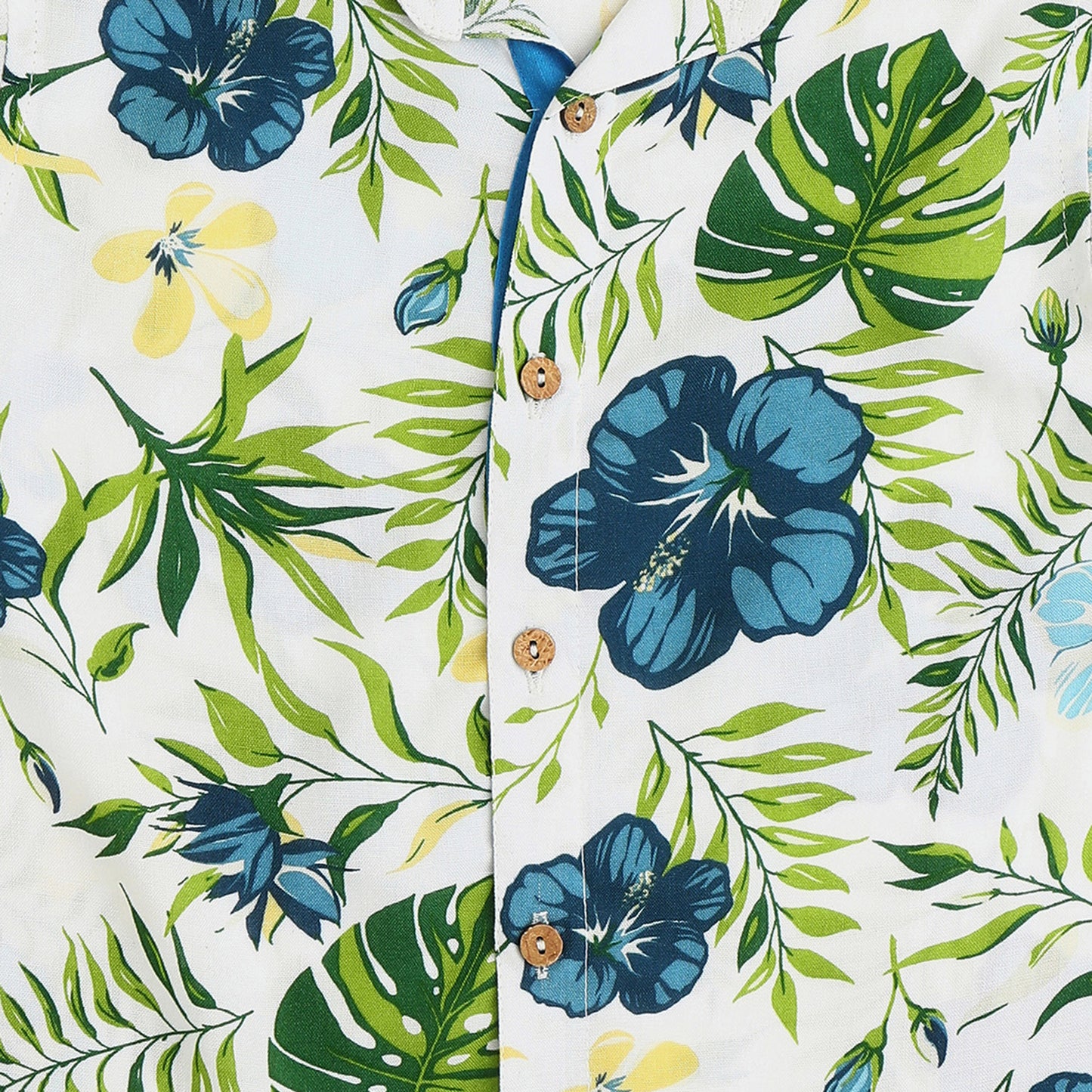 Sassy Boho Boys Green Printed Shirt from the sibling collection