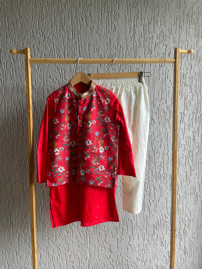 Kurta Pajama Bandi Set