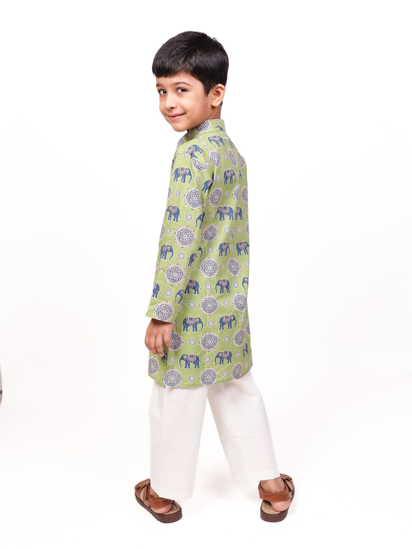 Jaipuri cotton kurta pajama set