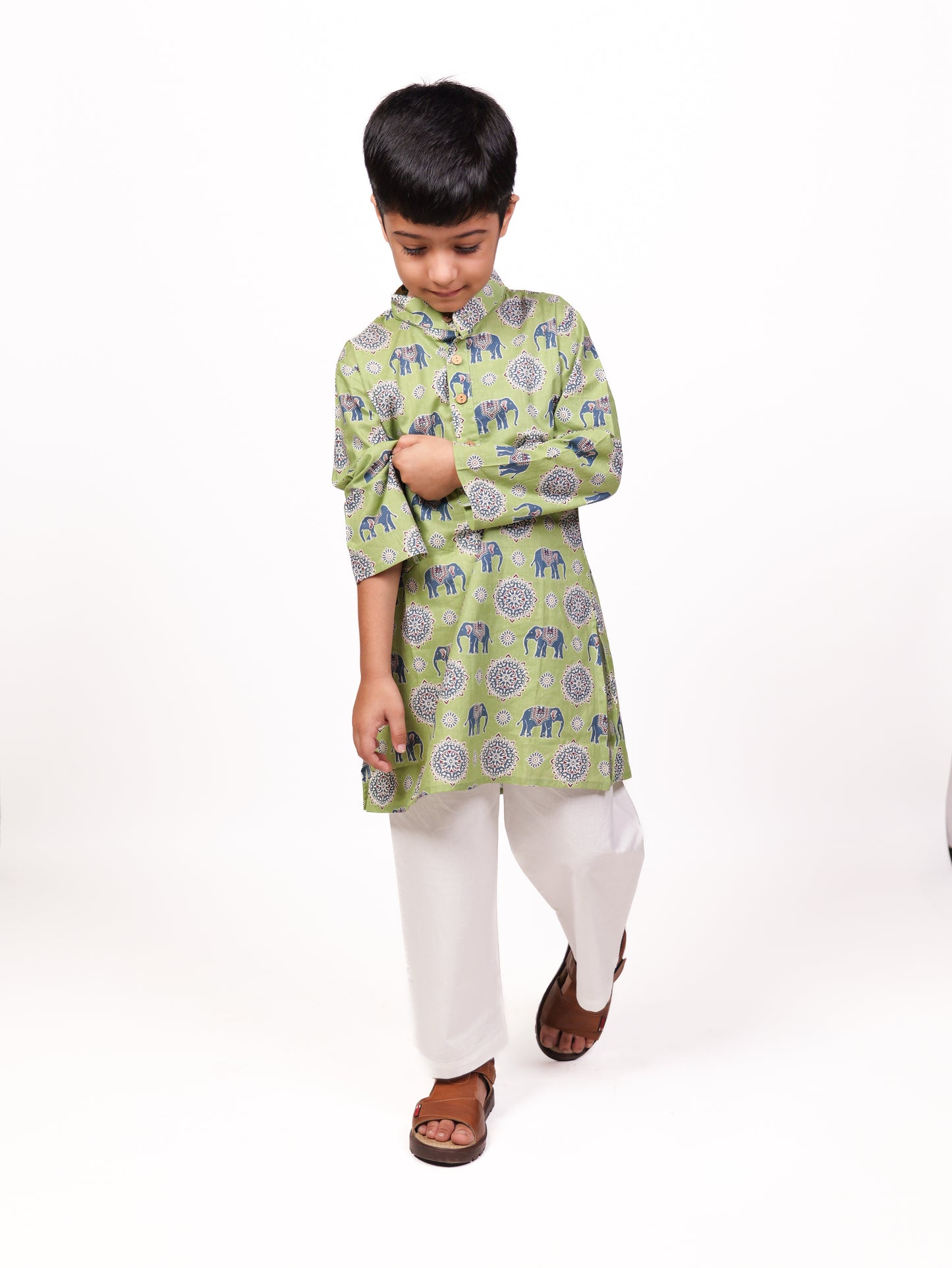 Jaipuri cotton kurta pajama set