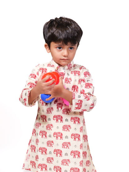 Jaipuri cotton kurta pajama set