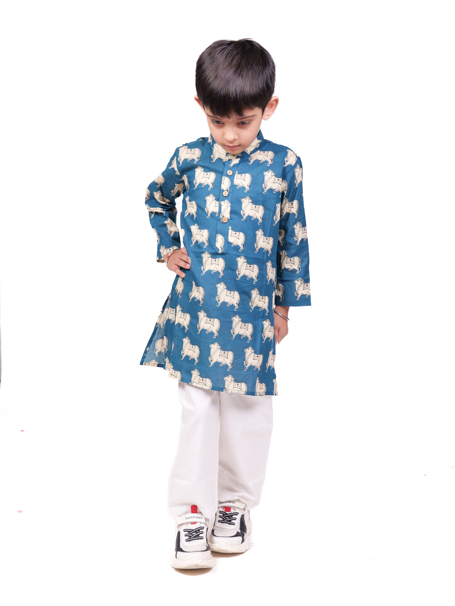 Jaipuri cotton kurta pajama set