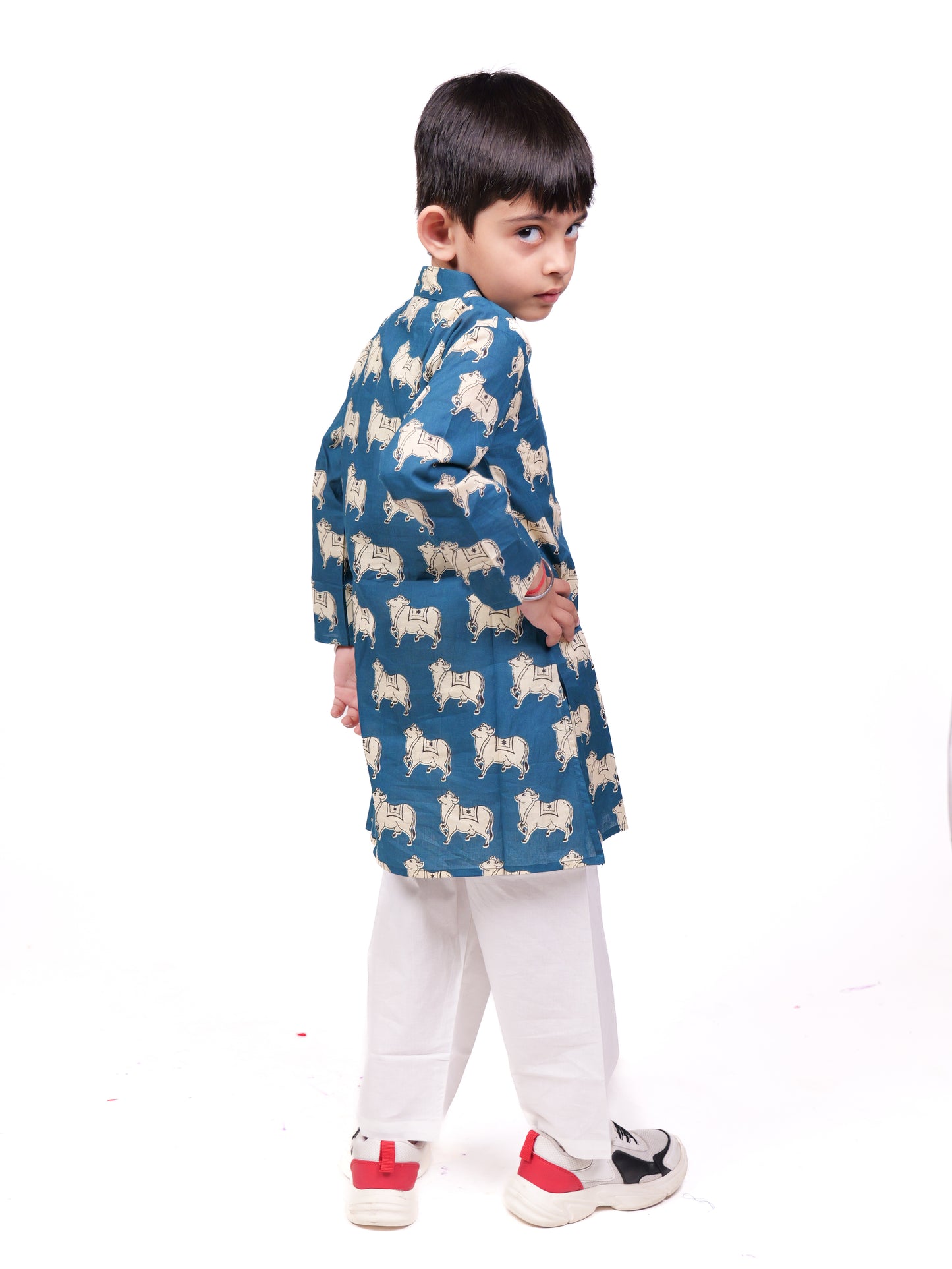 Jaipuri cotton kurta pajama set