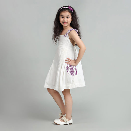 COTTON CRISS CROSS BACK FROCK