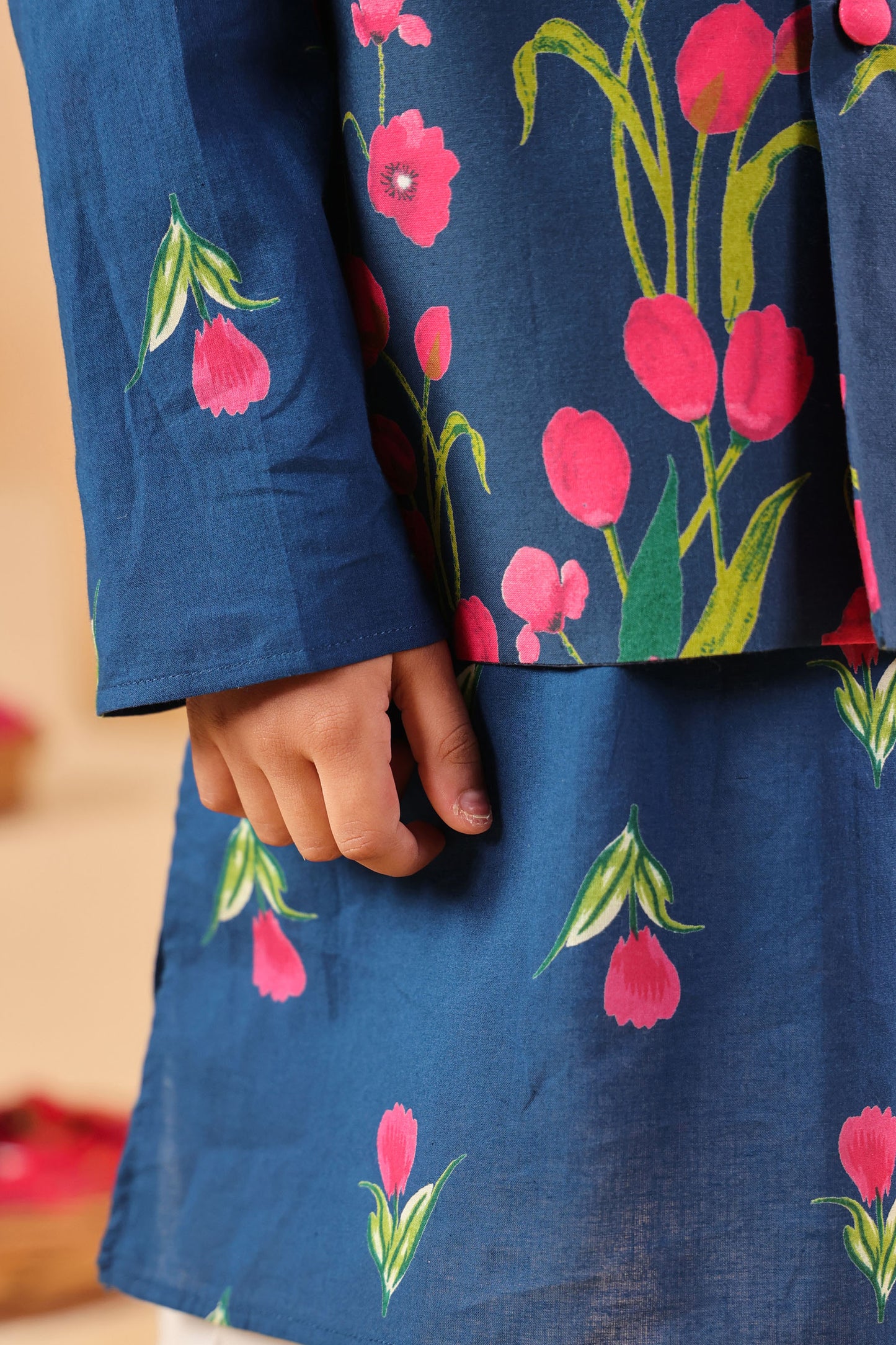BOY GENDA PHOOL BANDI SET- TEAL BLUE