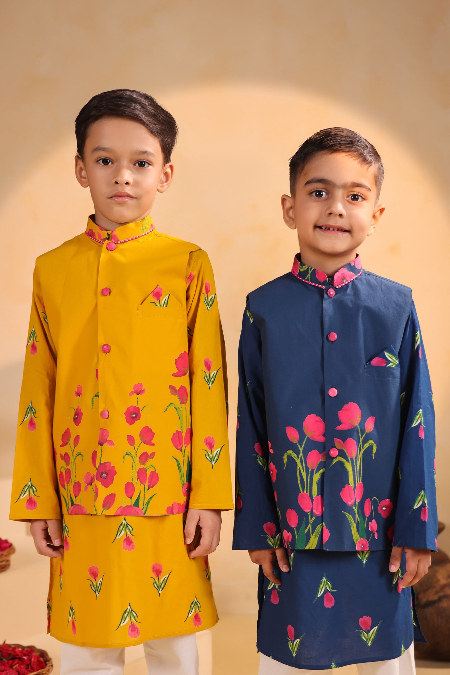 BOY GENDA PHOOL BANDI SET- TEAL BLUE