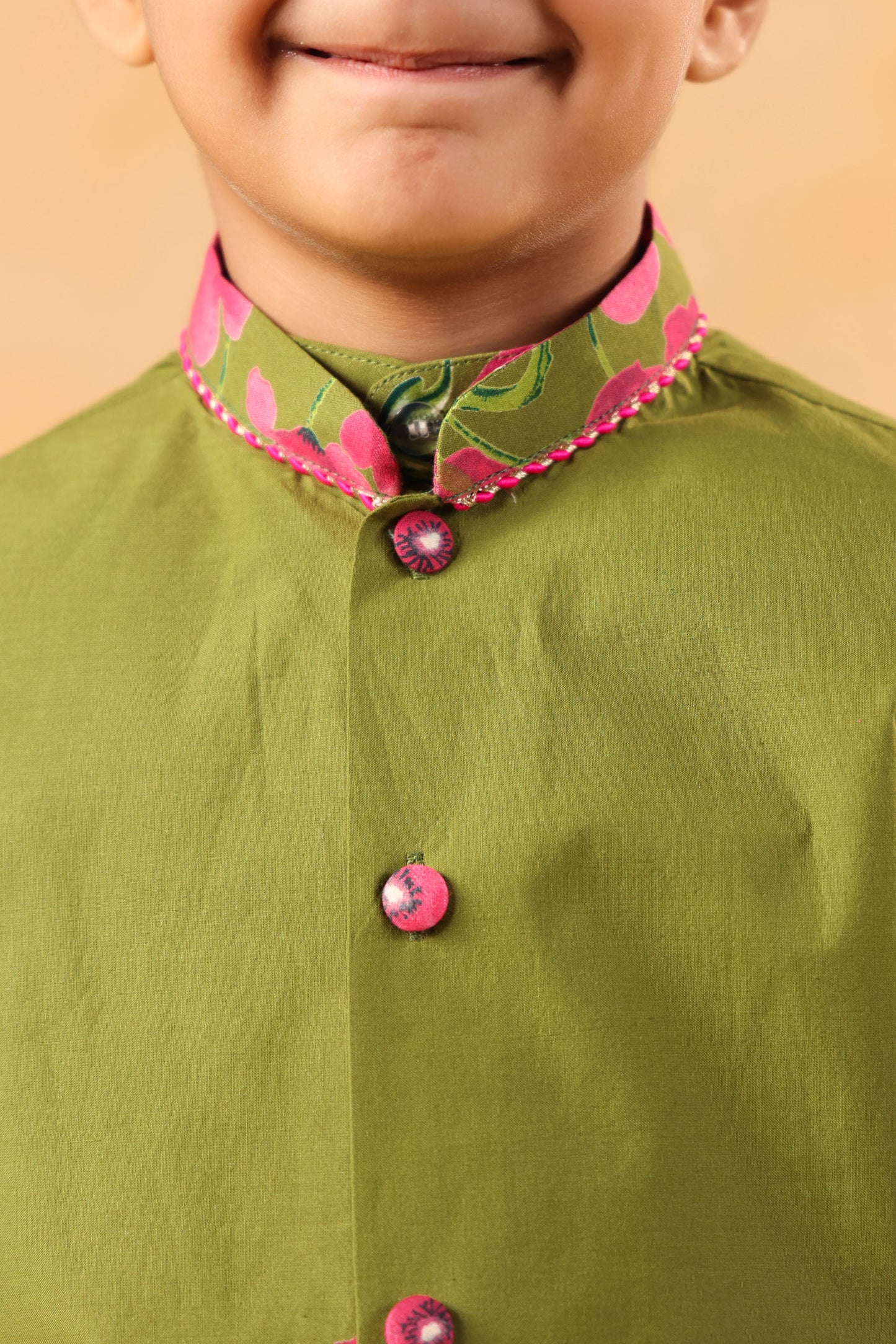 BOY GENDA PHOOL BANDI SET- MEHANDI GREEN