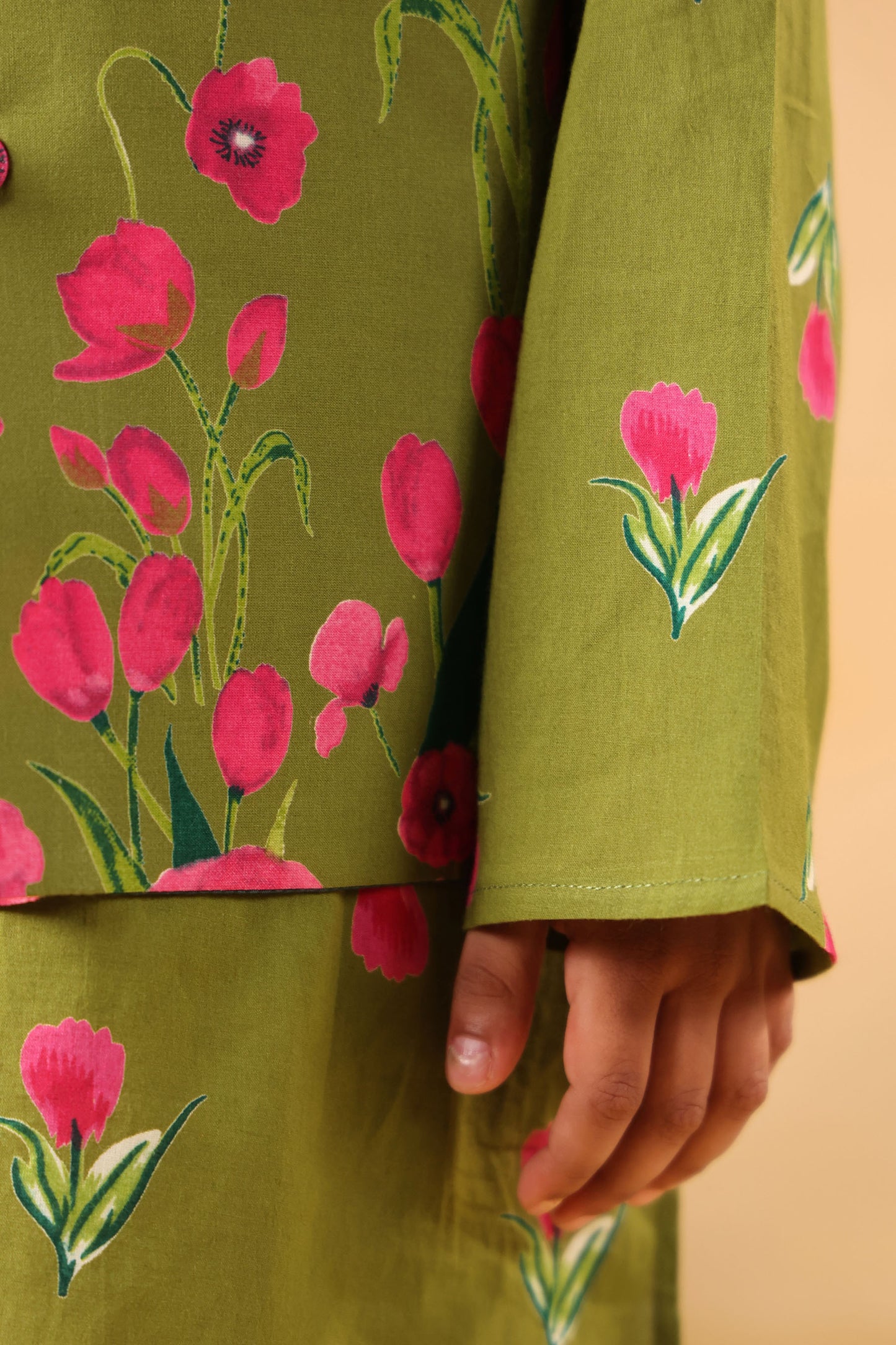 BOY GENDA PHOOL BANDI SET- MEHANDI GREEN