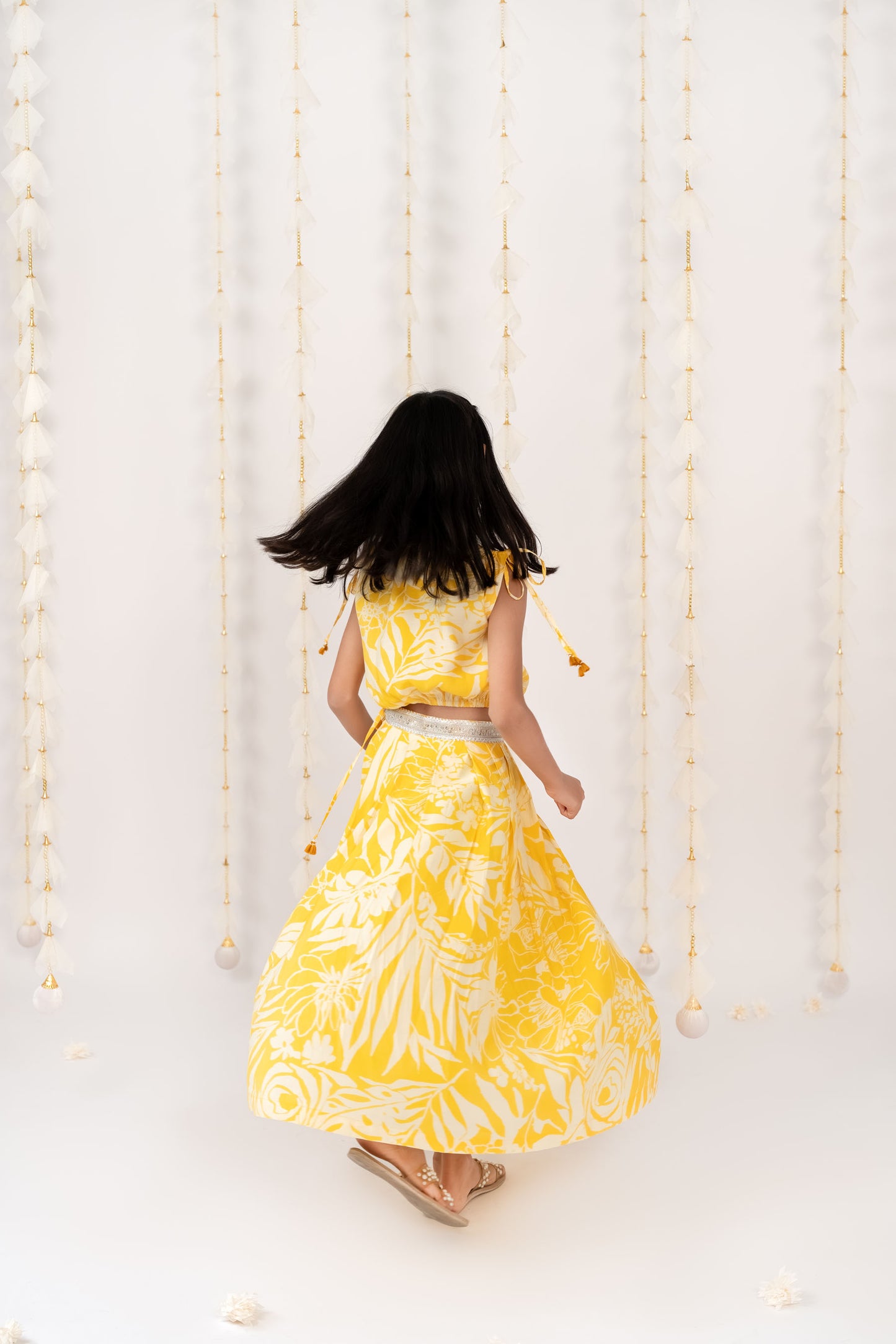 Yellow Glow Skirt Set