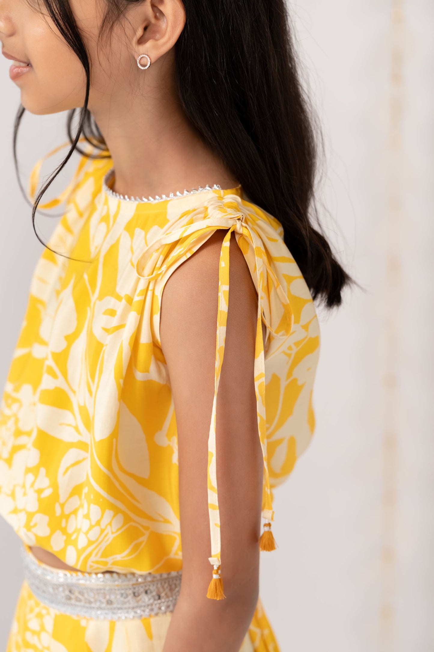 Yellow Glow Skirt Set