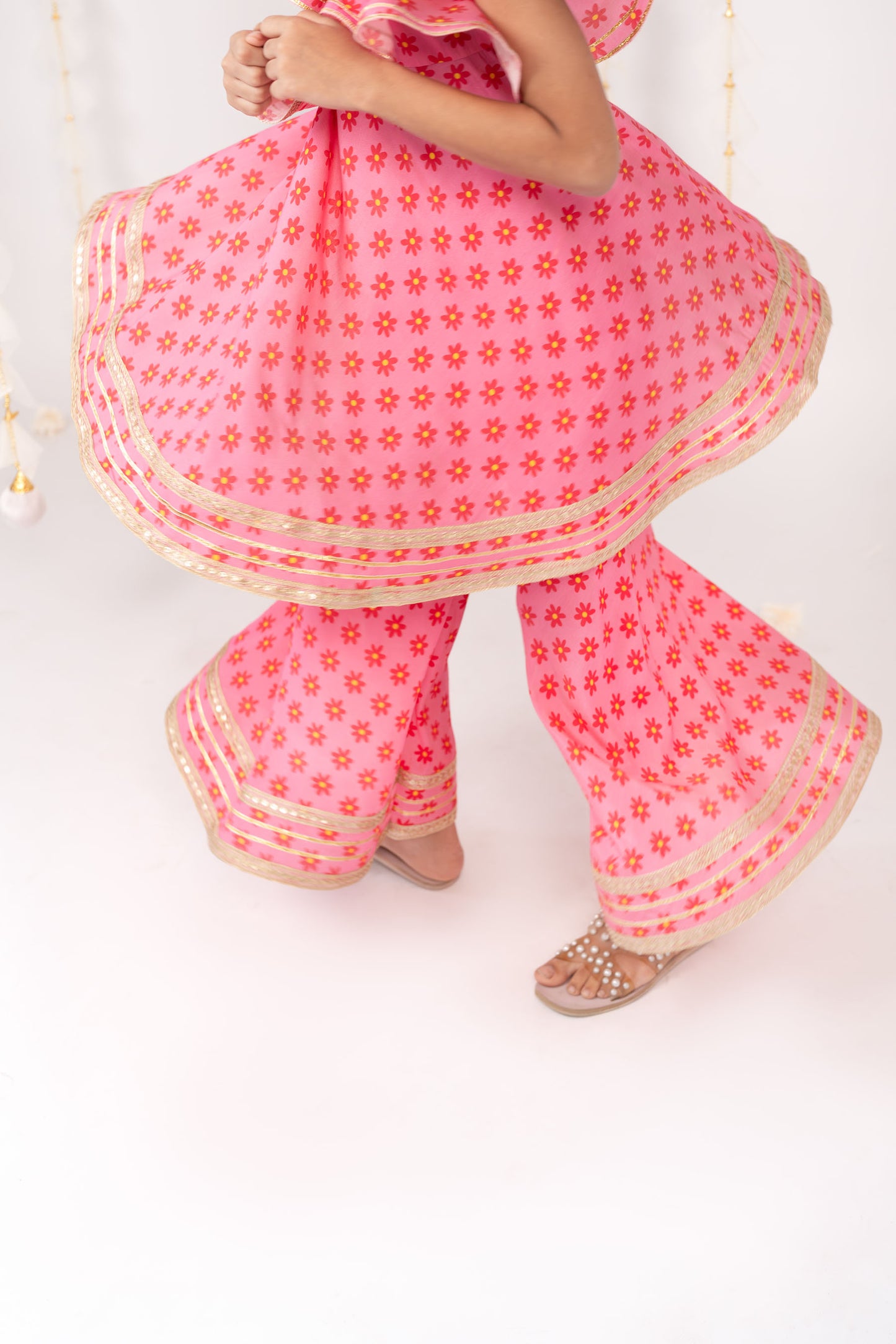Pink Daisy Twirl Set