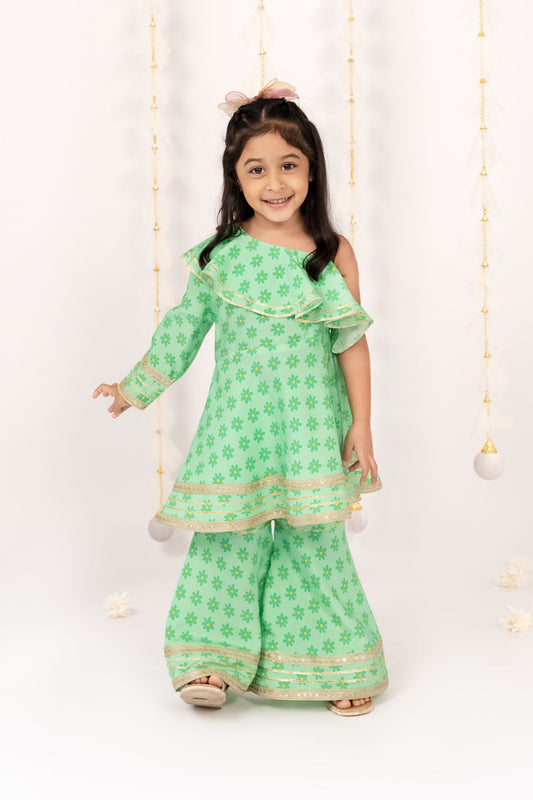 Mint Blossom Dress