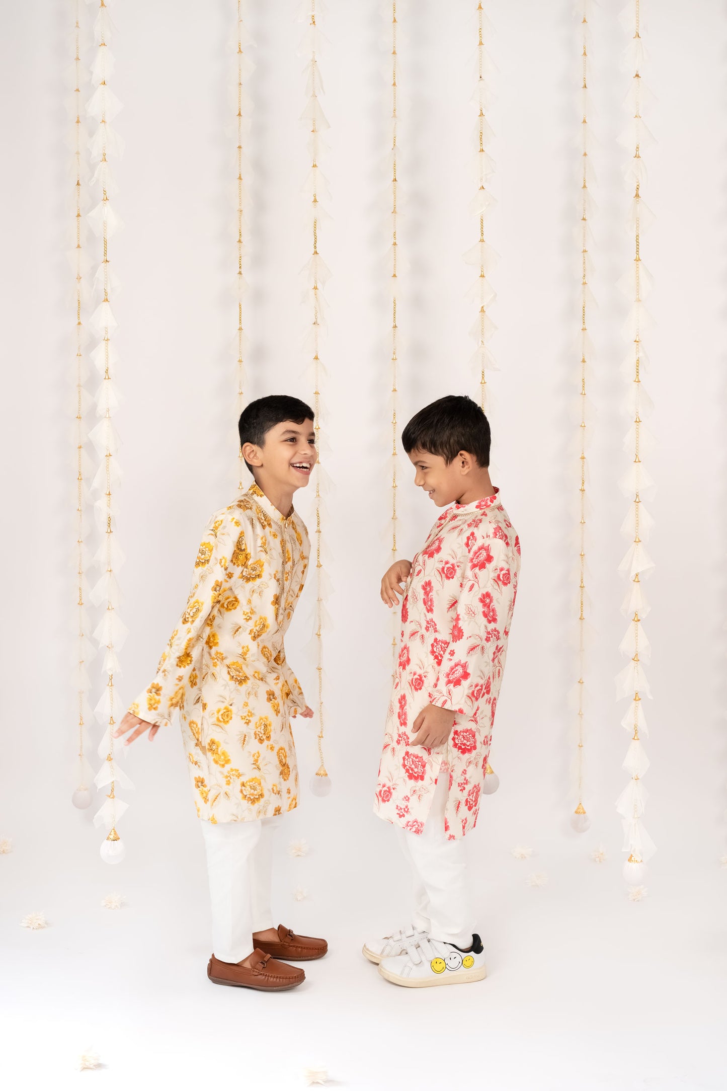 Yellow Garden Kurta with Pants