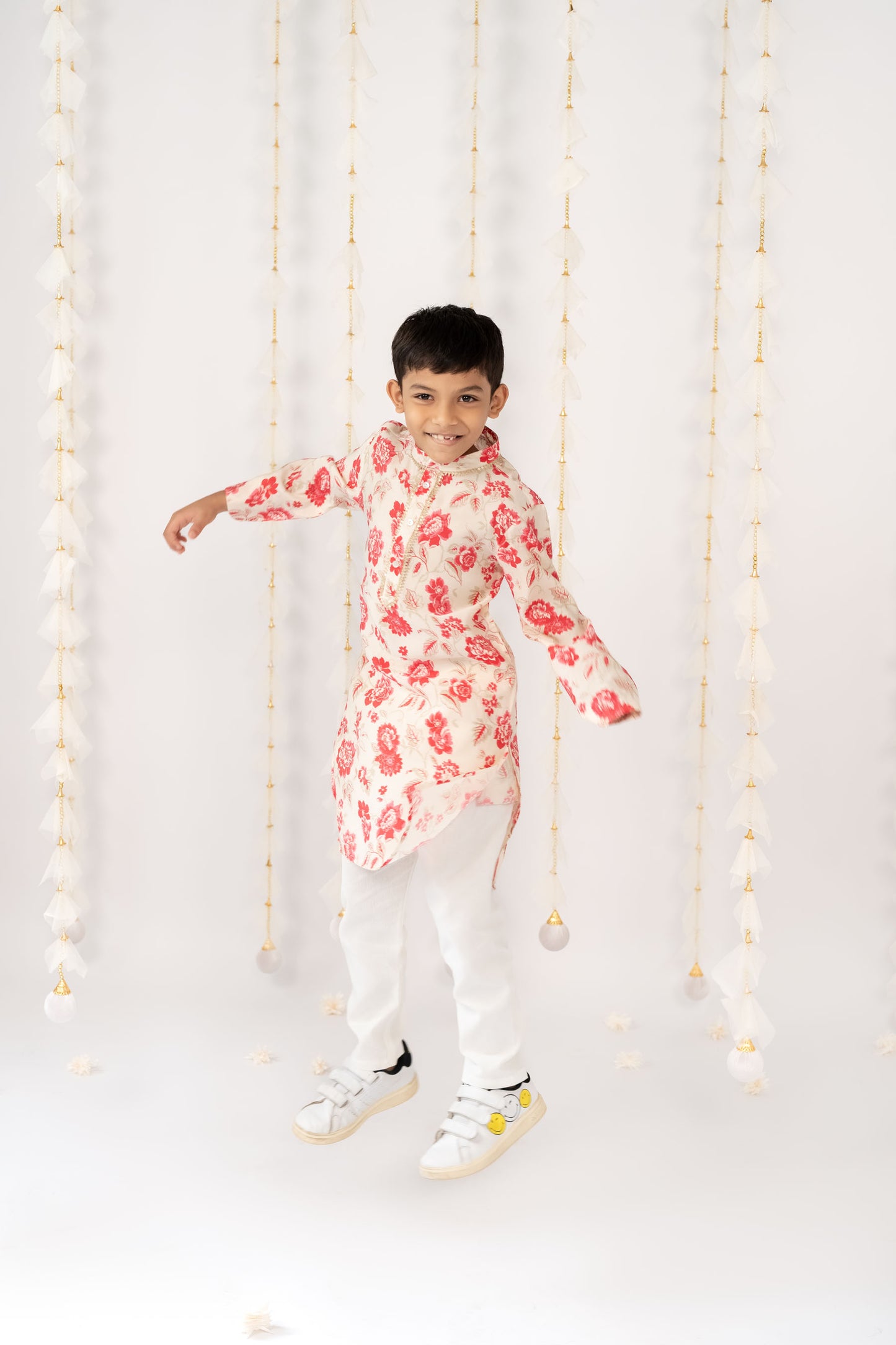 Vintage Rose Kurta with Pants
