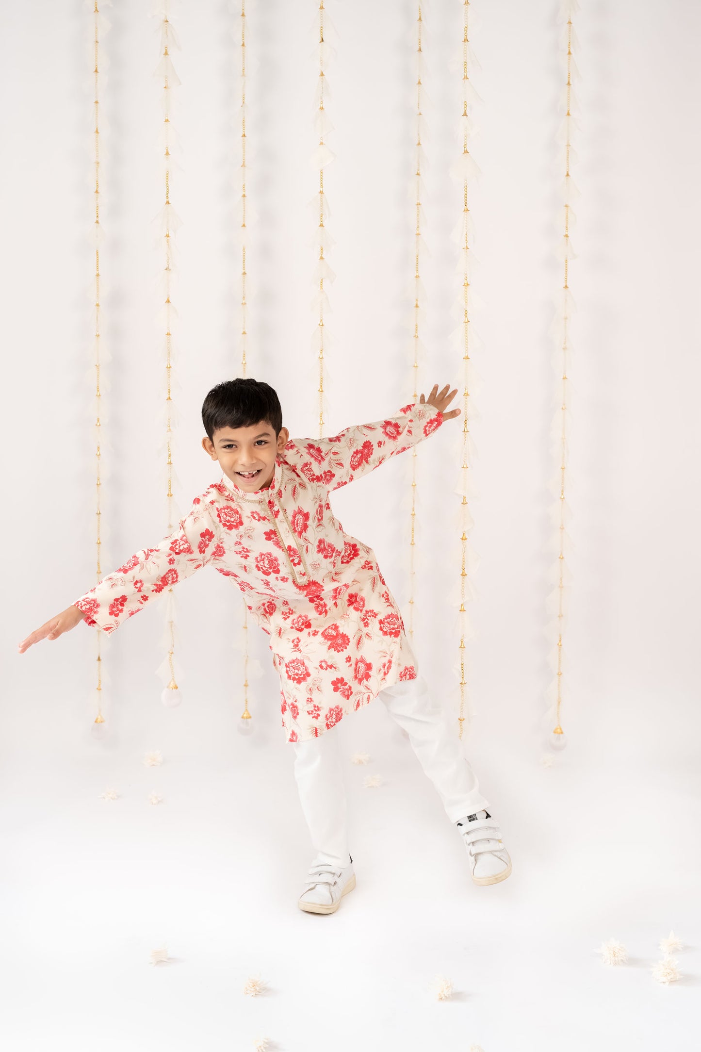 Vintage Rose Kurta with Pants