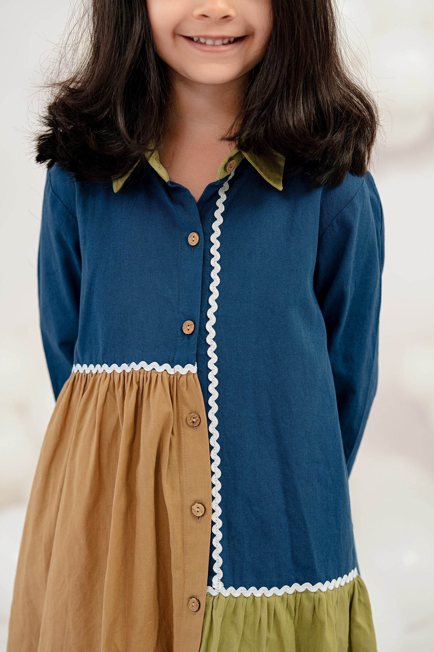 TINY HEARTS PATCHWORK DRESS