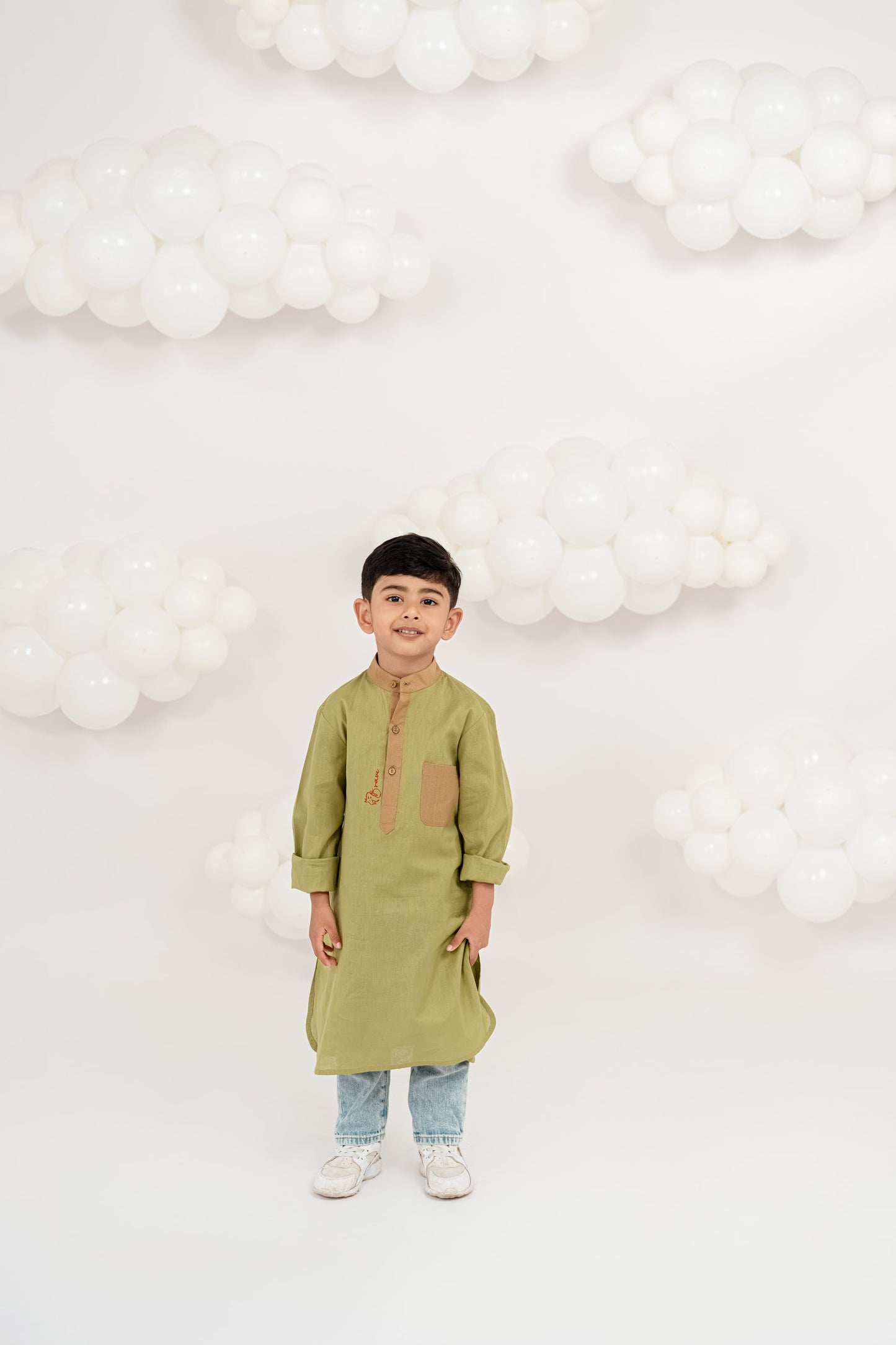 OLIVE CHARM KURTA