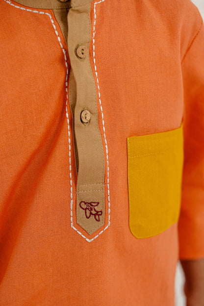 TANGERINE TRAIL KURTA