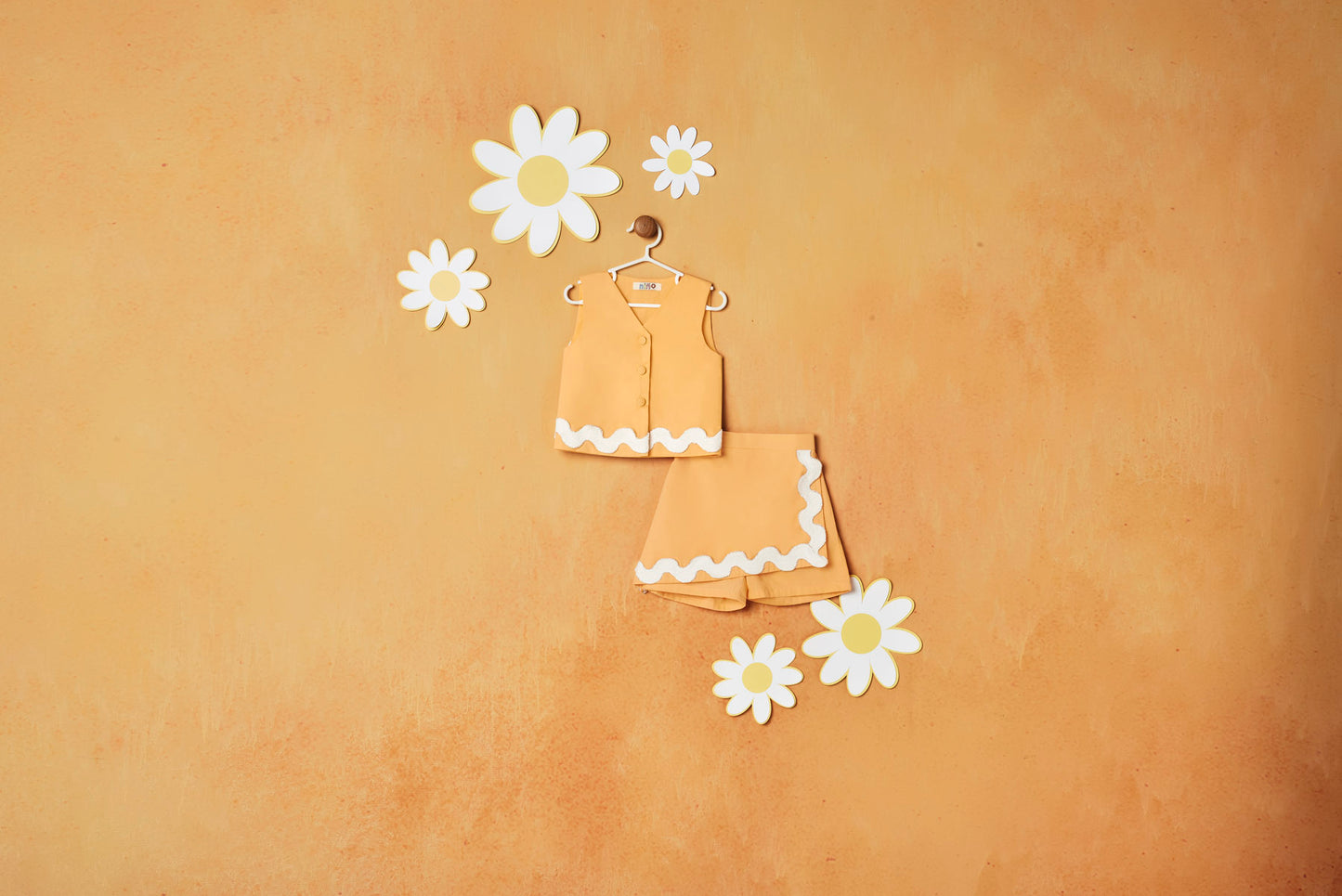 ORANGE SUMMER SKORT SET