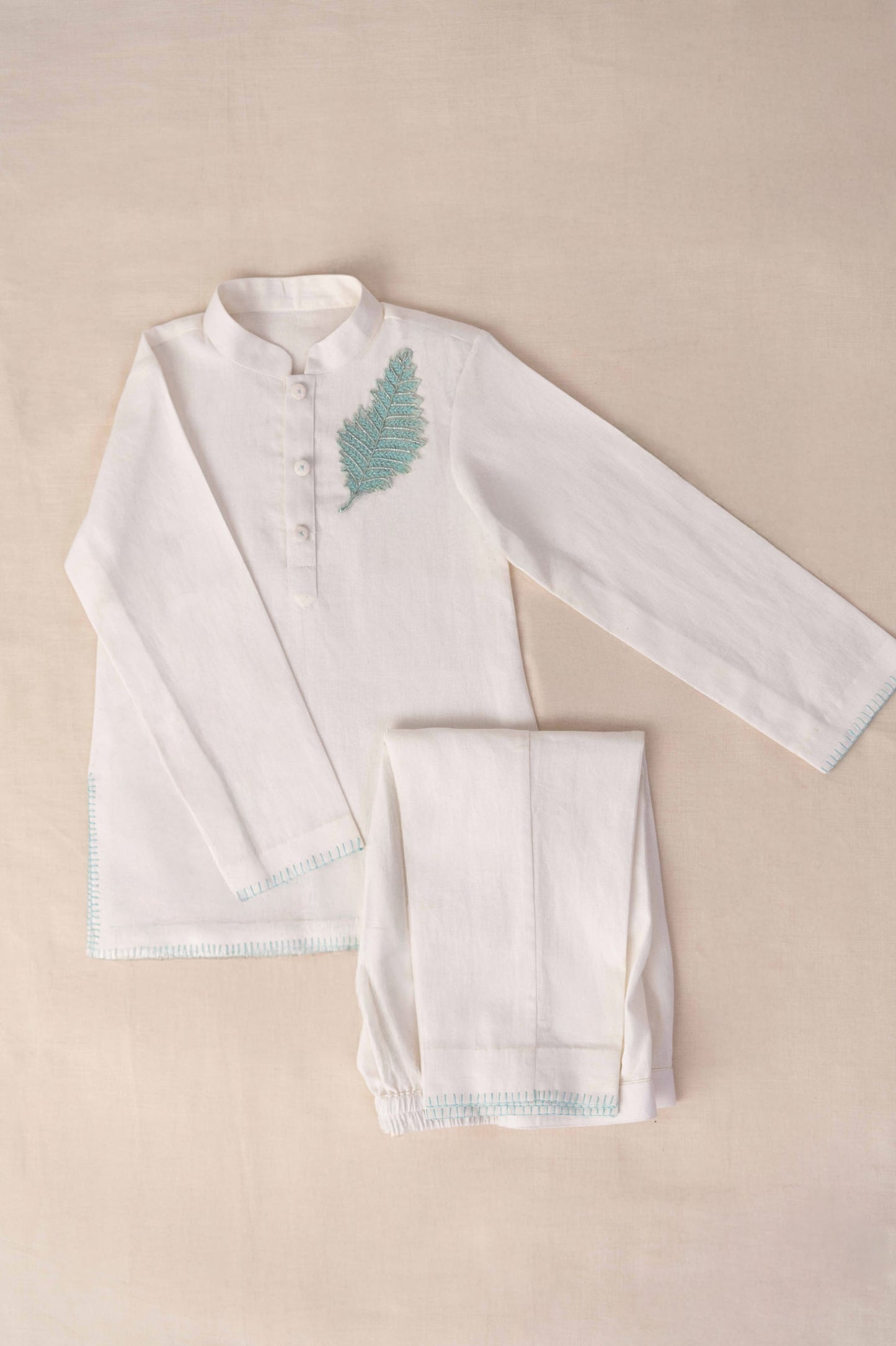 Aqua leaf set