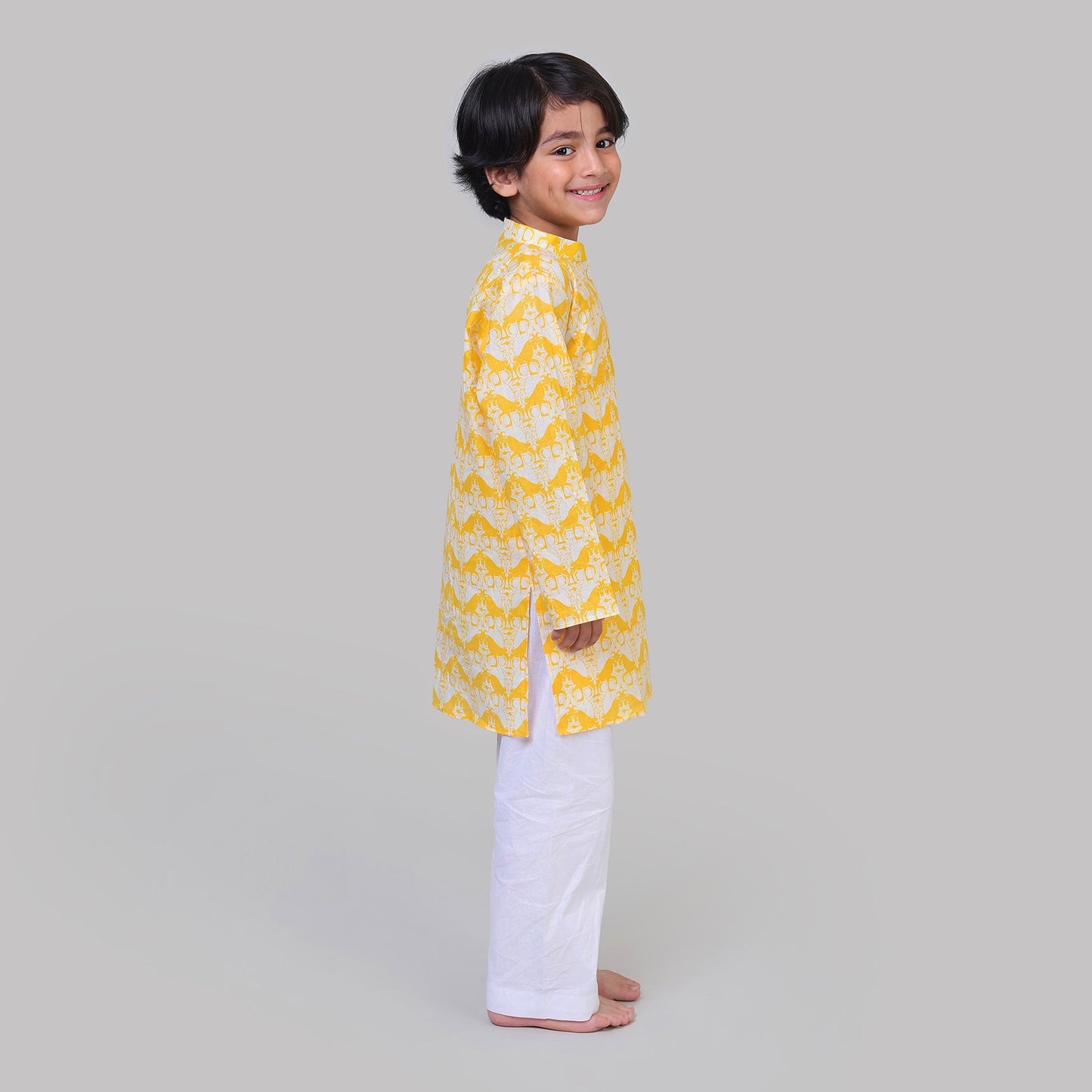 COTTON PRINTED KURTA & PAJAMA SET 5