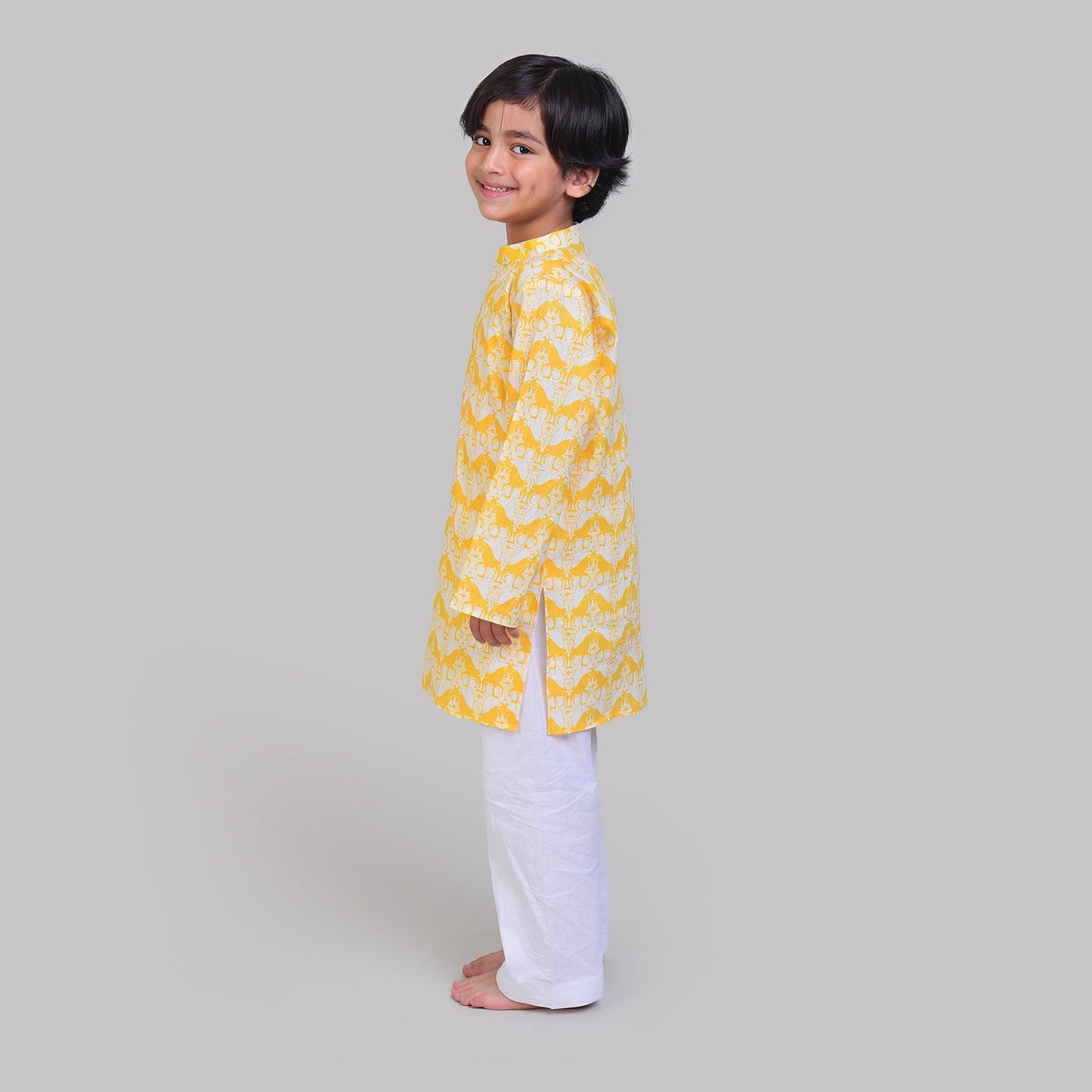COTTON PRINTED KURTA & PAJAMA SET 5
