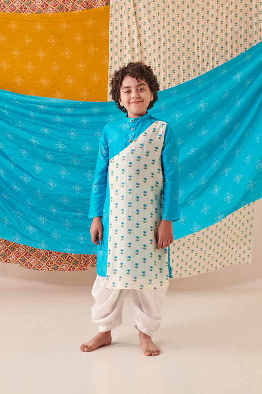 BOY BANDHANI KURTA  SET