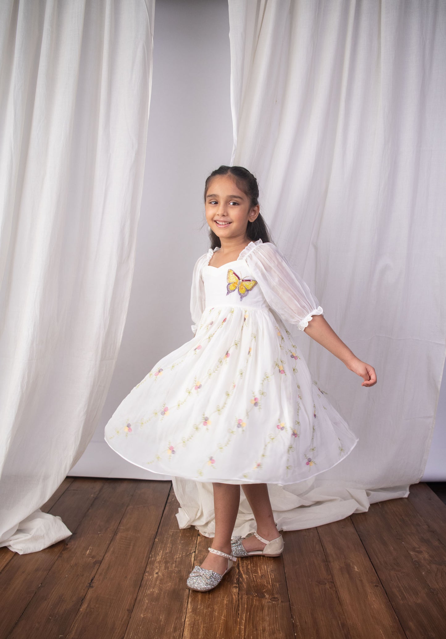 Butterfly meadow dress
