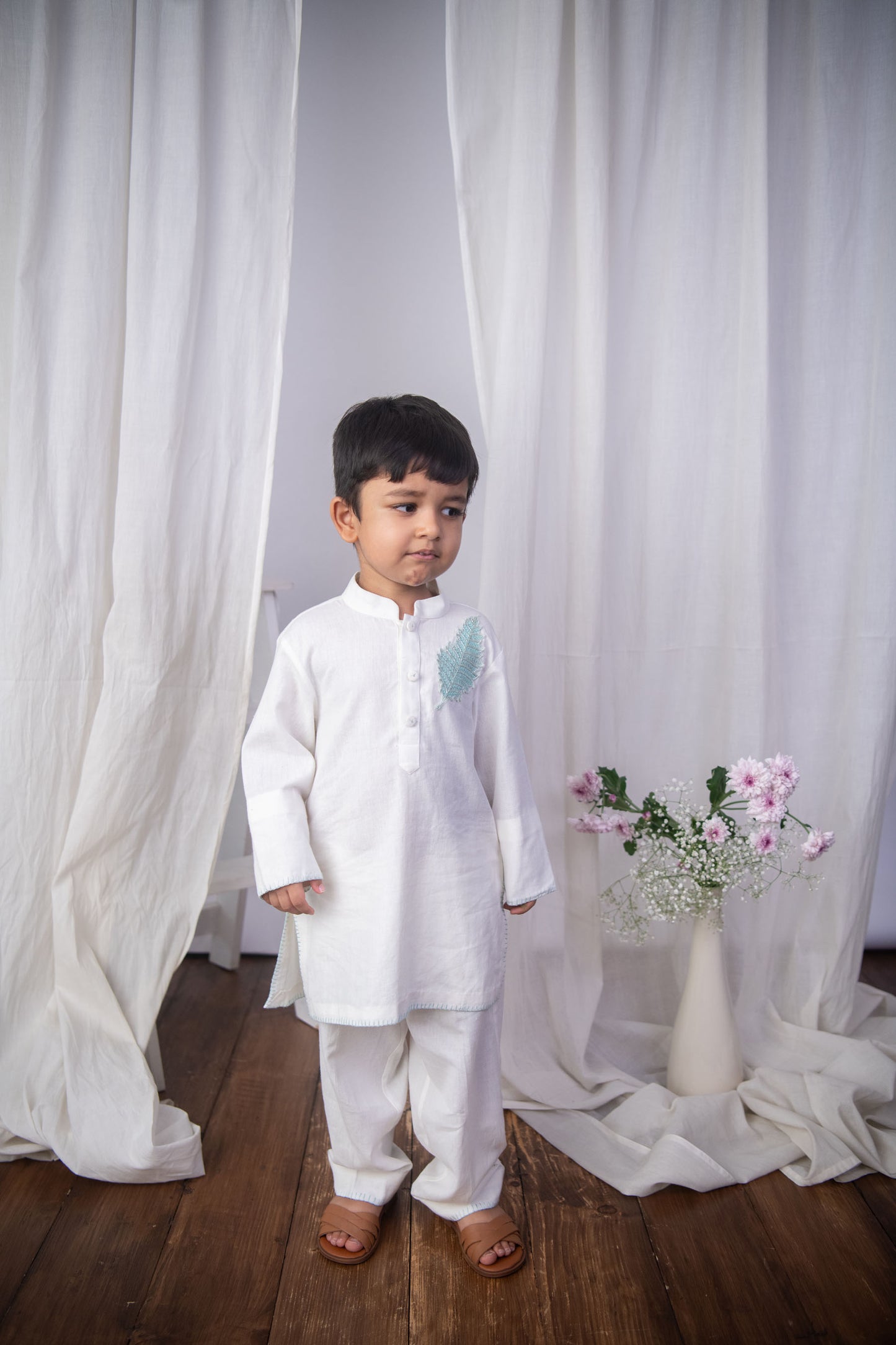 Aqua leaf set