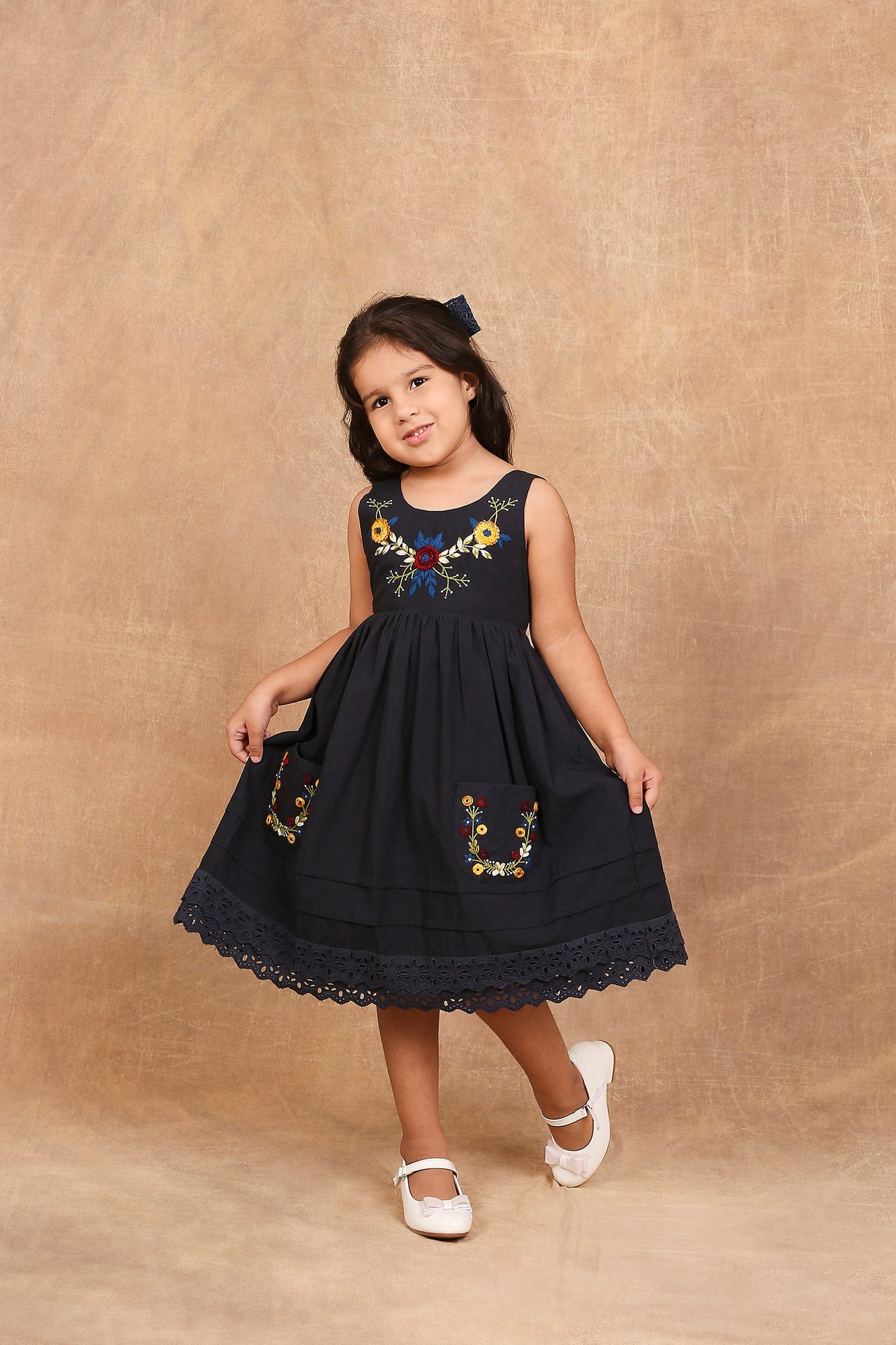 MIDNIGHT BLOSSOM DRESS